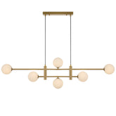 Tyson 6 Light Pendant Antique Gold